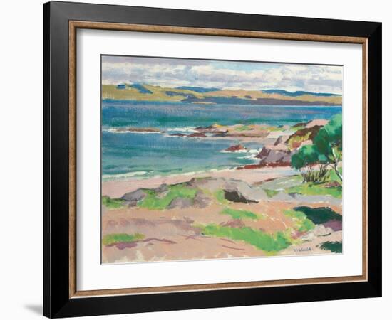 Ross of Mull from Traigh Mhor, Iona-Francis Campbell Boileau Cadell-Framed Giclee Print