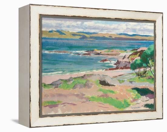 Ross of Mull from Traigh Mhor, Iona-Francis Campbell Boileau Cadell-Framed Premier Image Canvas