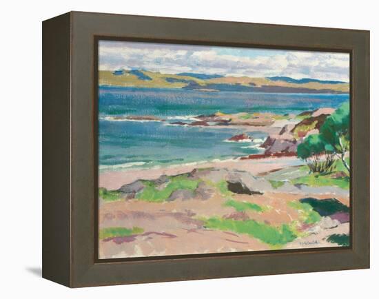 Ross of Mull from Traigh Mhor, Iona-Francis Campbell Boileau Cadell-Framed Premier Image Canvas