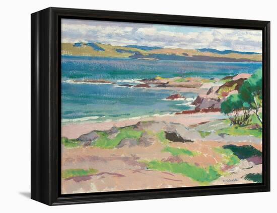 Ross of Mull from Traigh Mhor, Iona-Francis Campbell Boileau Cadell-Framed Premier Image Canvas