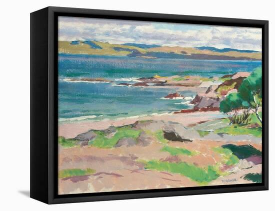 Ross of Mull from Traigh Mhor, Iona-Francis Campbell Boileau Cadell-Framed Premier Image Canvas