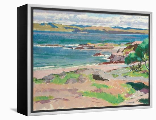 Ross of Mull from Traigh Mhor, Iona-Francis Campbell Boileau Cadell-Framed Premier Image Canvas