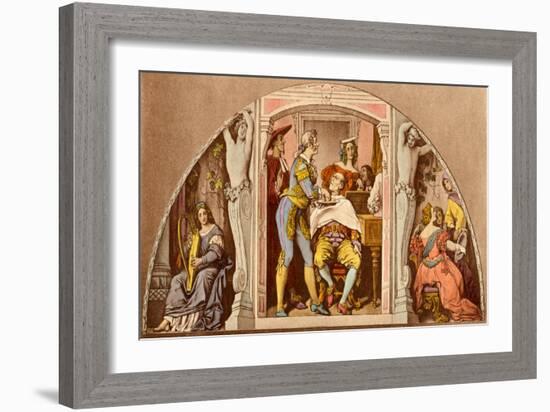 ROSSINI Gioachino - The-Moritz Ludwig von Schwind-Framed Giclee Print