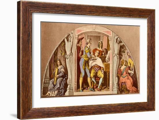 ROSSINI Gioachino - The-Moritz Ludwig von Schwind-Framed Giclee Print