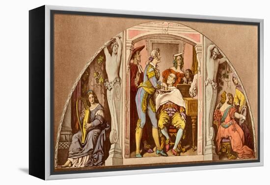 ROSSINI Gioachino - The-Moritz Ludwig von Schwind-Framed Premier Image Canvas