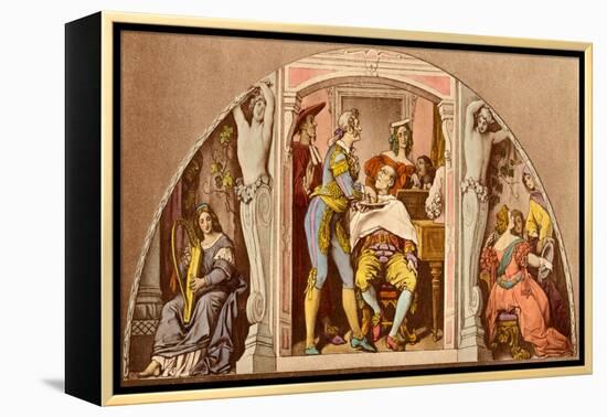 ROSSINI Gioachino - The-Moritz Ludwig von Schwind-Framed Premier Image Canvas