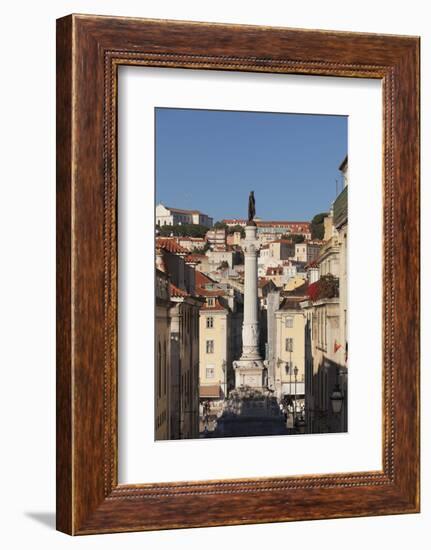 Rossio, Praca de Dom Pedro IV, Baixa, Lisbon, Portugal, Europe-Markus Lange-Framed Photographic Print