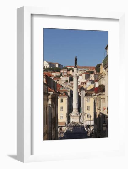 Rossio, Praca de Dom Pedro IV, Baixa, Lisbon, Portugal, Europe-Markus Lange-Framed Photographic Print