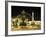 Rossio Square (Dom Pedro Iv Square) at Night, Lisbon, Portugal, Europe-Yadid Levy-Framed Photographic Print