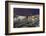 Rossio Square, Night Photography, Lisbon, Portugal-Axel Schmies-Framed Photographic Print