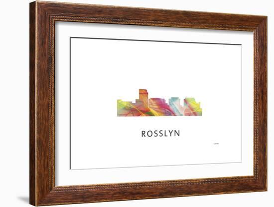 Rosslyn Virginia Skyline-Marlene Watson-Framed Giclee Print