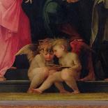 Musical Angel (detail)-Rosso Fiorentino (Battista di Jacopo)-Framed Art Print