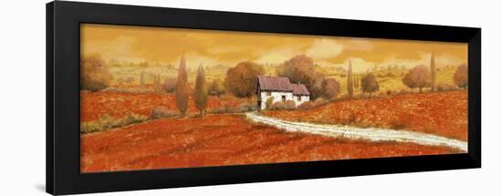 Rosso Papavero-Guido Borelli-Framed Giclee Print