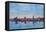 Rostock Germany Harbour View in Baltic Sea-Markus Bleichner-Framed Stretched Canvas