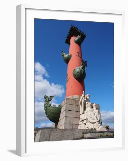 Rostral Column, St. Petersburg, Russia, Europe-Vincenzo Lombardo-Framed Photographic Print