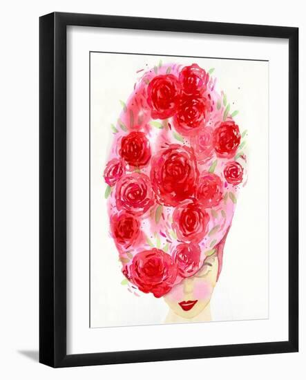 Rosy Girl-Kerstin Stock-Framed Art Print