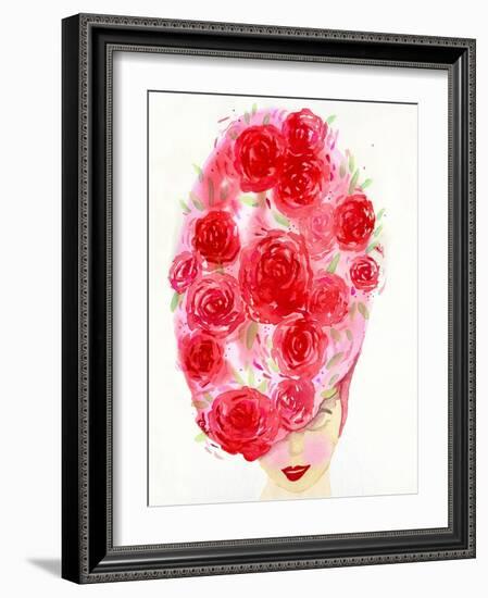 Rosy Girl-Kerstin Stock-Framed Art Print