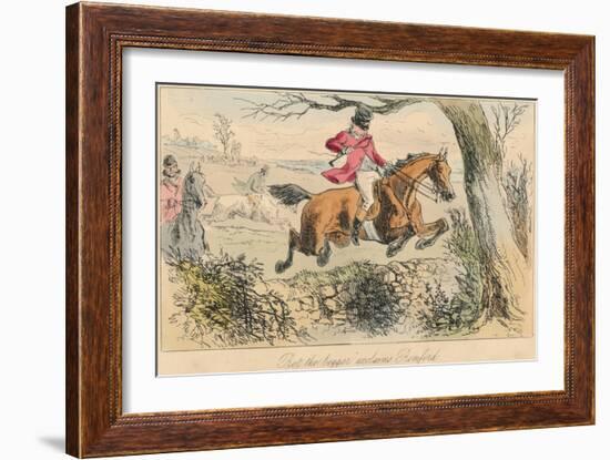 Rot the Beggar Exclaims Romford, 1865-John Leech-Framed Giclee Print