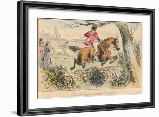 Rot the Beggar Exclaims Romford, 1865-John Leech-Framed Giclee Print