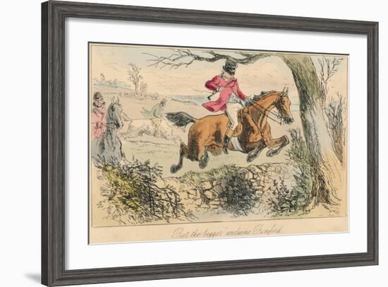 Rot the Beggar Exclaims Romford, 1865-John Leech-Framed Giclee Print