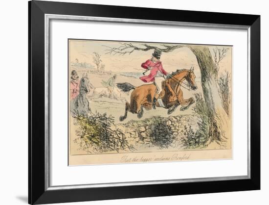 Rot the Beggar Exclaims Romford, 1865-John Leech-Framed Giclee Print