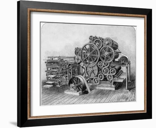 Rotary Machine for Printing Newspapers-null-Framed Photographic Print