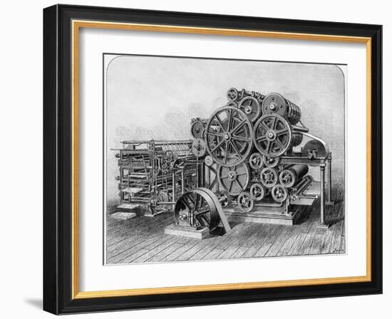 Rotary Machine for Printing Newspapers-null-Framed Photographic Print