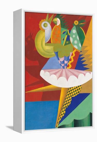 Rotation of Dancer and Parrots-Fortunato Depero-Framed Premier Image Canvas