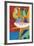 Rotation of Dancer and Parrots-Fortunato Depero-Framed Giclee Print