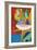 Rotation of Dancer and Parrots-Fortunato Depero-Framed Giclee Print