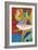 Rotation of Dancer and Parrots-Fortunato Depero-Framed Giclee Print