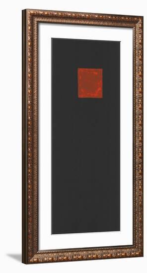 Rotes Quadrat Auf Schwarz, c.1922-Kasimir Malevich-Framed Serigraph