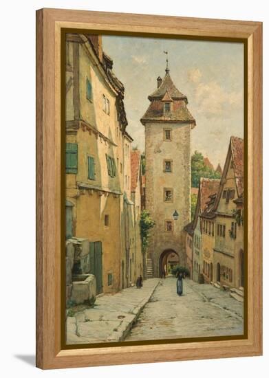 Rothenburg Ob Der Tauber, Bavaria, Germany, 1903-Elias Mollineaux Bancroft-Framed Premier Image Canvas