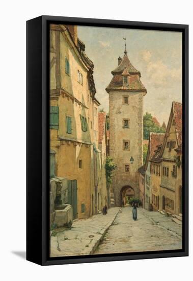 Rothenburg Ob Der Tauber, Bavaria, Germany, 1903-Elias Mollineaux Bancroft-Framed Premier Image Canvas