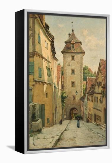 Rothenburg Ob Der Tauber, Bavaria, Germany, 1903-Elias Mollineaux Bancroft-Framed Premier Image Canvas