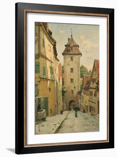 Rothenburg Ob Der Tauber, Bavaria, Germany, 1903-Elias Mollineaux Bancroft-Framed Giclee Print