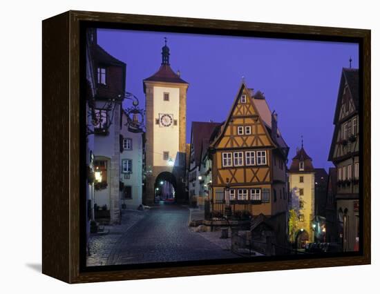 Rothenburg Ob Der Tauber, Bavaria, Germany-Rex Butcher-Framed Premier Image Canvas