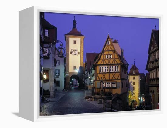 Rothenburg Ob Der Tauber, Bavaria, Germany-Rex Butcher-Framed Premier Image Canvas