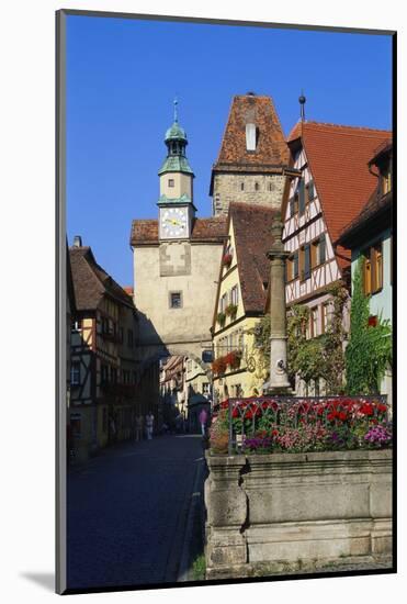 Rothenburg Ob Der Tauber, Germany, Europe-Hans Peter Merten-Mounted Photographic Print