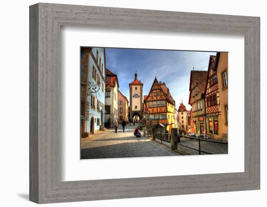 Rothenburg Ob Der Tauber - Medieval City in Germany-PlusONE-Framed Photographic Print