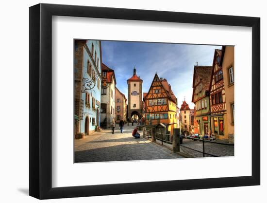 Rothenburg Ob Der Tauber - Medieval City in Germany-PlusONE-Framed Photographic Print