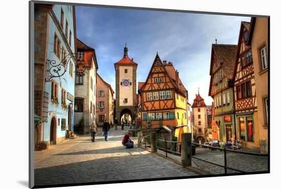 Rothenburg Ob Der Tauber - Medieval City in Germany-PlusONE-Mounted Photographic Print