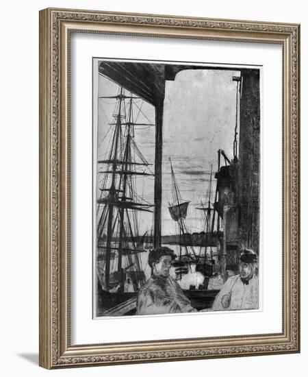 Rotherhithe, 1860-James Abbott McNeill Whistler-Framed Giclee Print