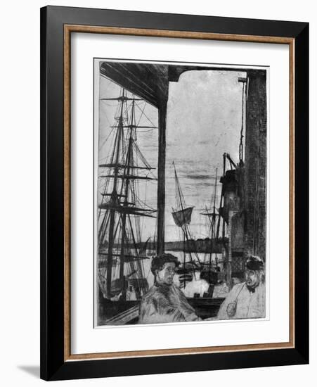 Rotherhithe, 1860-James Abbott McNeill Whistler-Framed Giclee Print