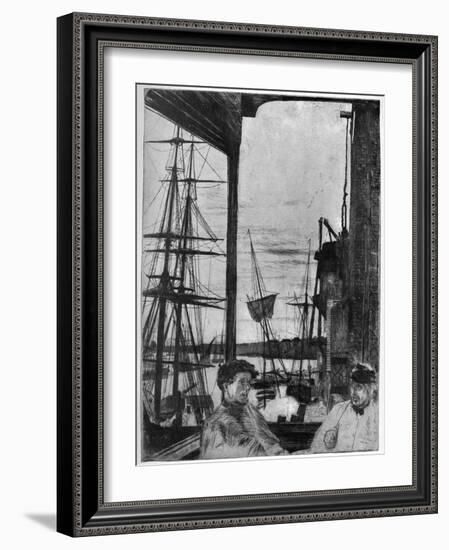 Rotherhithe, 1860-James Abbott McNeill Whistler-Framed Giclee Print