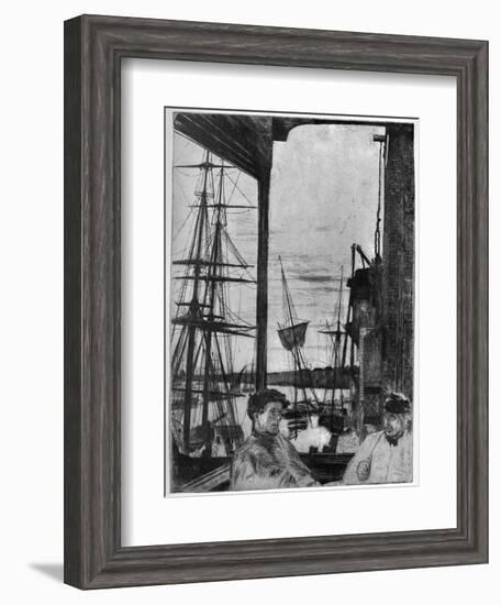 Rotherhithe, 1860-James Abbott McNeill Whistler-Framed Giclee Print