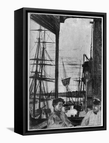 Rotherhithe, 1860-James Abbott McNeill Whistler-Framed Premier Image Canvas