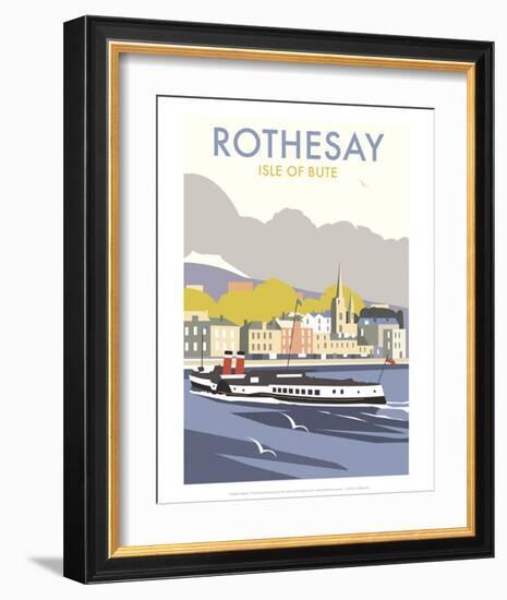 Rothesay, Isle of Skye - Dave Thompson Contemporary Travel Print-Dave Thompson-Framed Art Print