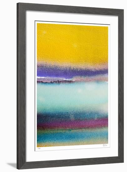 Rothkoesque 2-Mj Lew-Framed Giclee Print