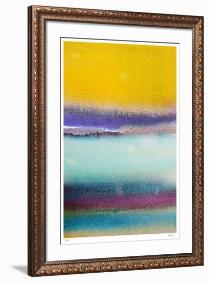 Rothkoesque 2-Mj Lew-Framed Giclee Print